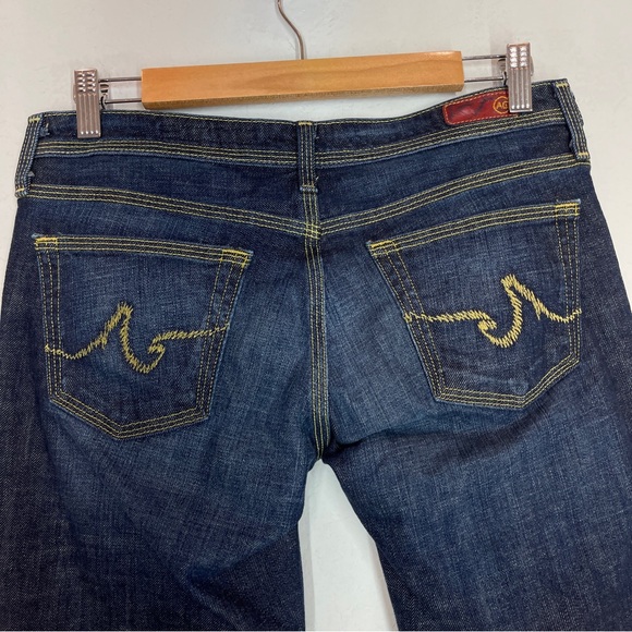 AG Adriano Goldschmied The Merlot Low Rise Bootcut Jeans Dark Wash - Picture 6 of 14